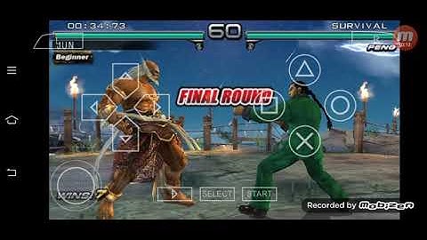 (PPSSPP Android) - Tekken 5 Dark Ressurrection - Jinpachi Mishima Survival 19 Win