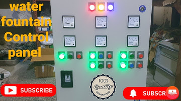 Water fountain Control panel