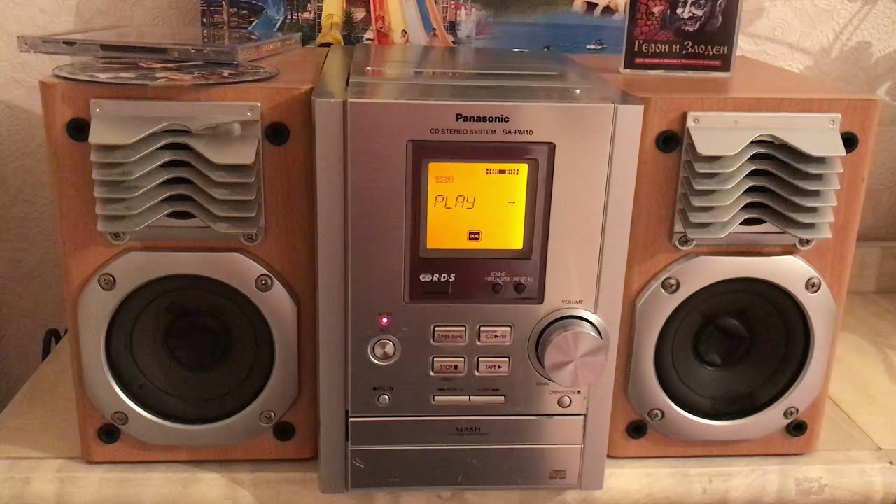 Минисистема. Panasonic SA-PM10 - YouTube