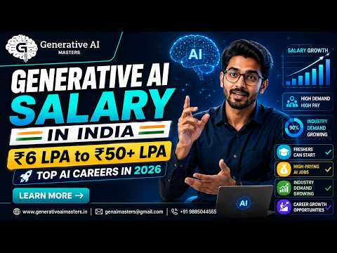 Generative AI Salary in India 2026 | Freshers & Experienced Salary Guide