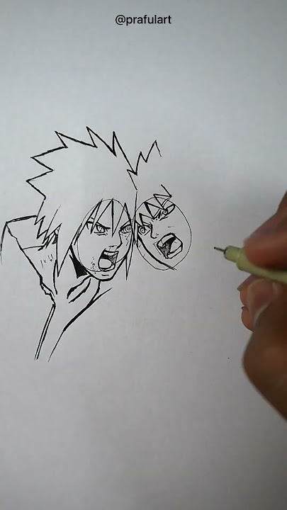 CapCut_naruto and sasuke stick man face