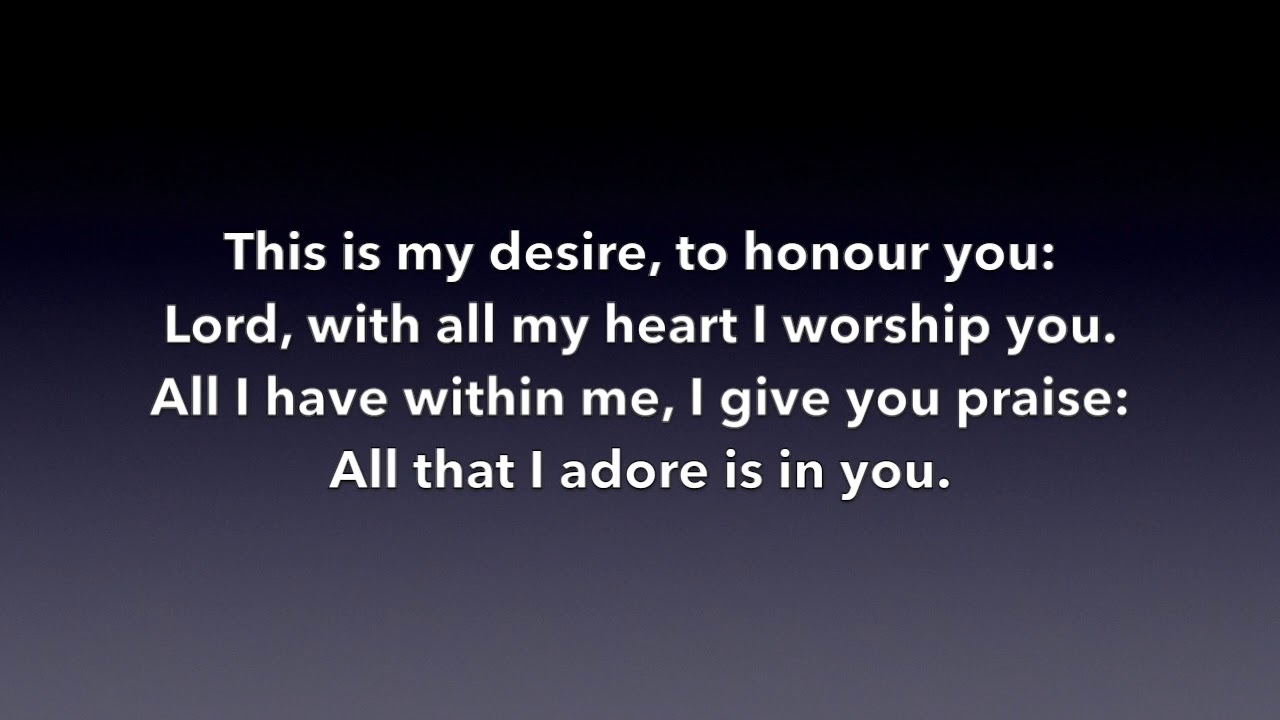 397   This is my desire