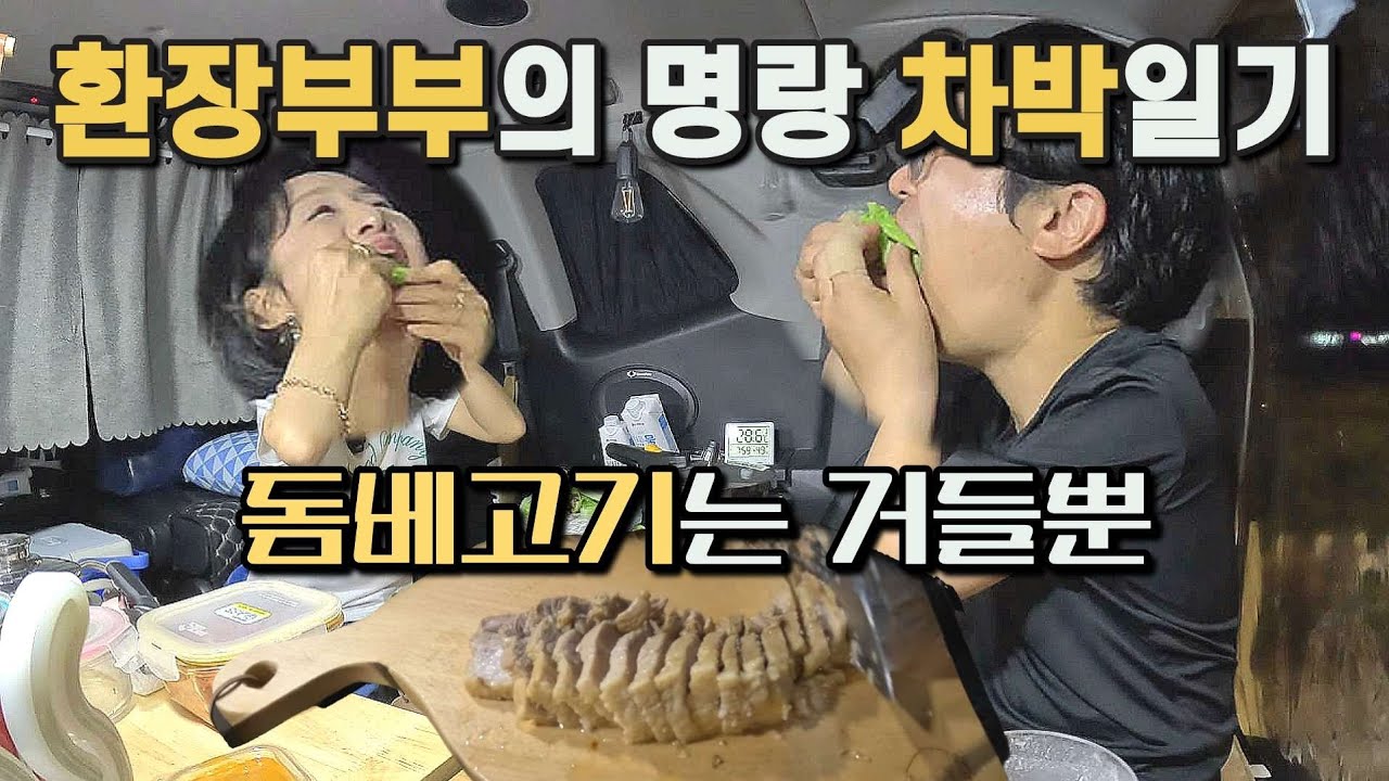 고양이 들의 천국이 되어버린 양포항 복합공원. 환장부부의 명랑한 차박 캠핑.