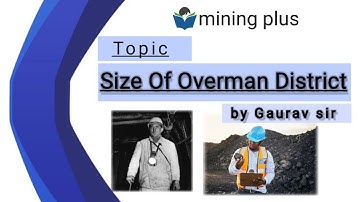 CCL/WCL/SECL/Size of overman District//LIVE CLASSII Mining Plus
