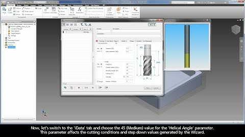 InventorCAM iMachining - GS Exercise #1 - Define the Rough Machining of the Outside Contour