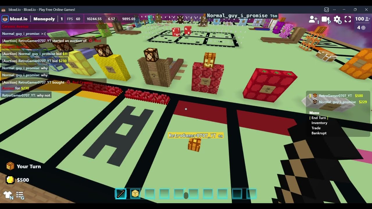 Monopoly in Bloxd is actually crazy!...