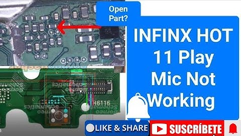 Infinix hot 11 play (X688b)Mic 🎤 problem solve