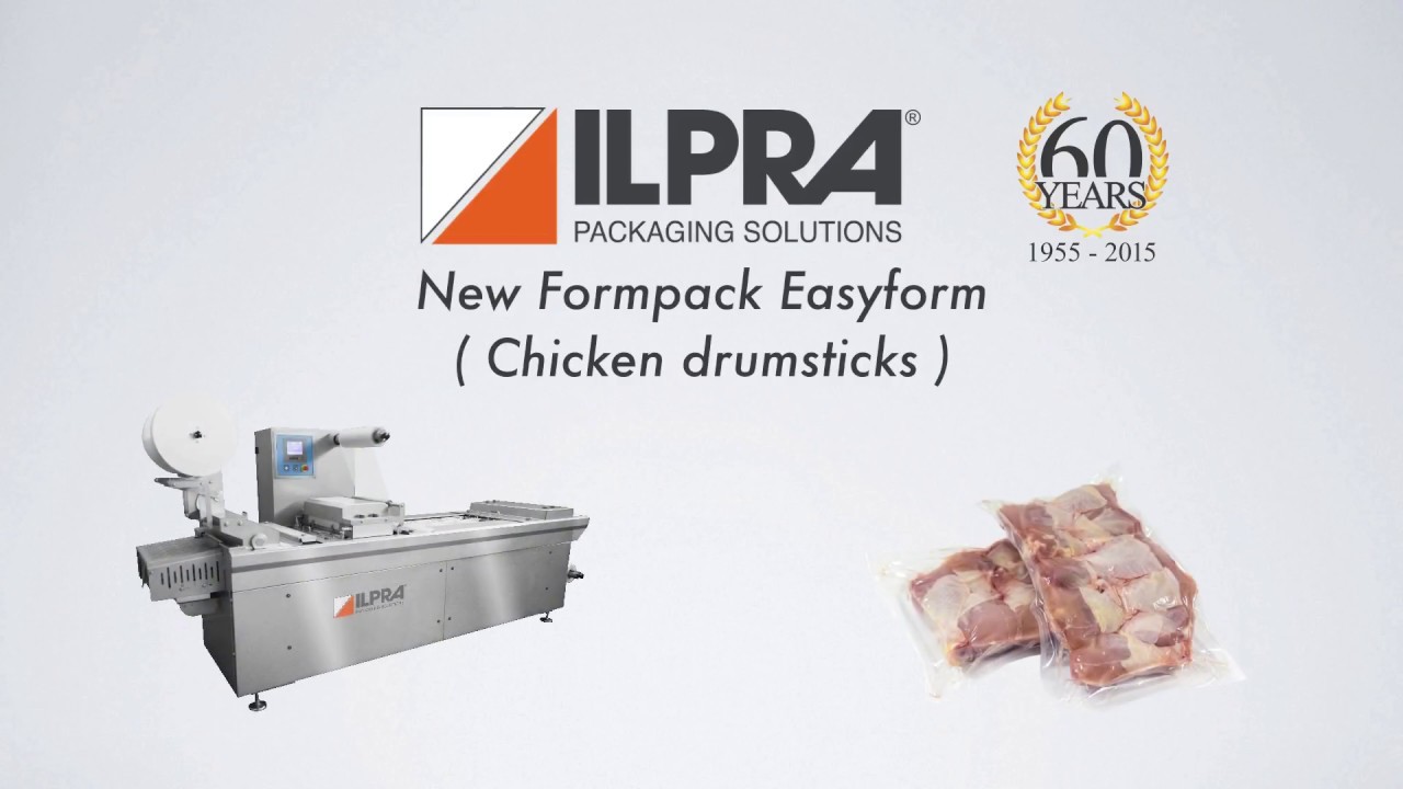 Ilpra Thermoformer - Easyform - Chicken Drumsticks packaging