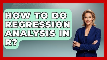 How To Do Regression Analysis In R? - Learn About Economics