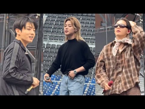 BTS Soundcheck Day 2 at Mexico Estadio GNP Seguros for Arirang