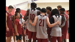 Sights and sounds from Arkansas' open basketball practice