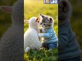 مشهد لطيف: خروف صغير يسرق الأنظار 🐑