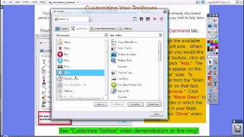 ActivInspire - "Customizing Toolbox" -  Video Tutorial