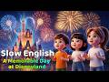 A Memorable Day at Disneyland | English Listening Practice for Beginners (A1 - A2 Level)