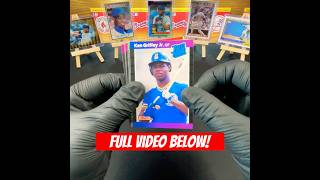 🔥Ken Griffey, Jr. rookie card from a 1989 Donruss value pack!!🔥