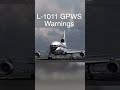 @1000RAWaviationguy Lockheed Martin L-1011 GPWS (no landing callouts unfortunately) #lockheed #viral