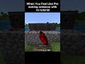 making redstone with no tutorial #minecraft #minecraftrealistic #minecrafthumor