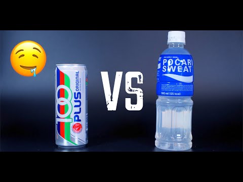 100 Plus vs Pocari Sweat - Isotonic drink Taste Test