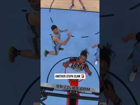ANOTHER STEPH SLAM ‼️  #spurs #nba