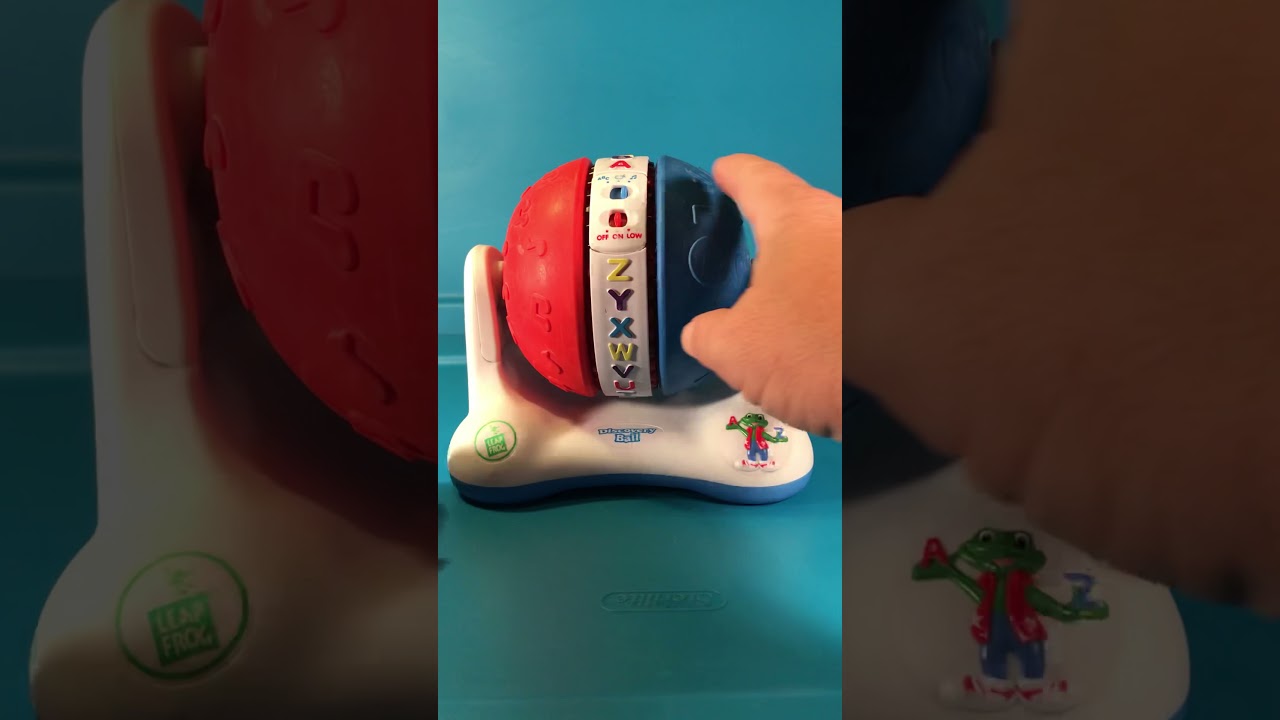 Leap Frog Discovery Ball Interactive Spinning Light Up Music ABC Alphabet Toy
