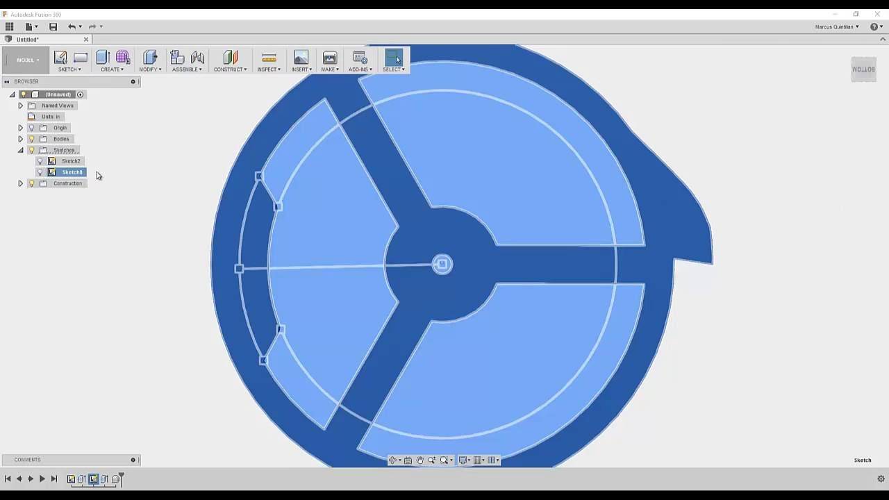 Making a Single Tooth Disk in Fusion 360