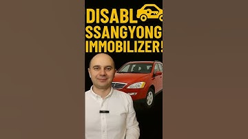 Disable the Immobilizer on Your SsangYong Without Visiting a Service Center!