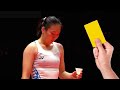 Legendary yellow card badminton