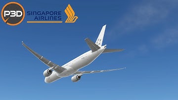 P3D v5.2 | Full Flight | Rome (LIRF) - Singapore Changi (WSSS) via Copenhagen | B77W | SQ351| Part 1