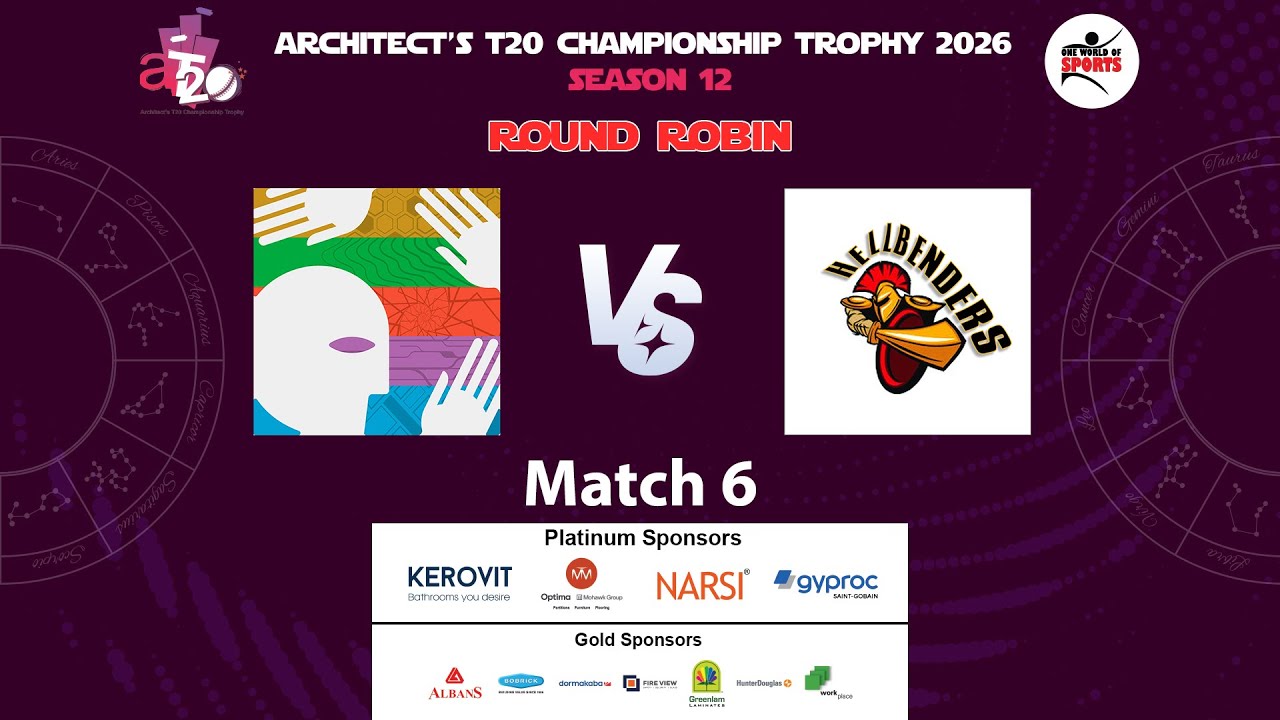 VKA VS HELLBENDER || MATCH NO 6 || DAY 3 || ARCHITECT'S T20 CHAMPIONSHIP TROPHY 2026 || SEASON 12
