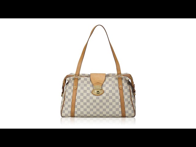 LOUIS VUITTON Stresa PM Shoulder Hand Bag Damier Azur Canvas