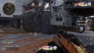 CoD WWII 320 Wallbang Noscope with Springfield!