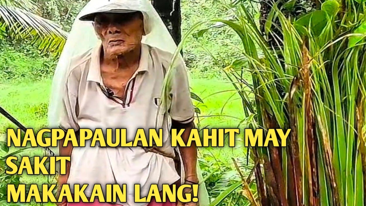 KAHIT MAULAN AT MAY SAKIT, TRABAHO PA RIN SI LOLO 