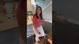 Shaving my wife’s head prank gone wrong #wife #shaving