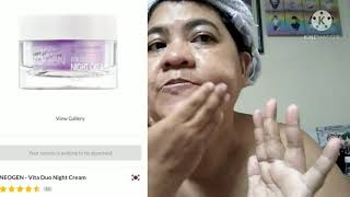 Celebrity Neogen vita duo night cream Wealth