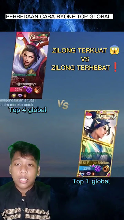 TOP GLOBAL ZILONG VS TOP GLOBAL ZILONG 😱❗❗#mobilelegends #mlbbid