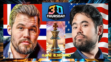 ⚡Magnus Carlsen vs Hikaru Nakamura in 3+0 Thursday 2025 - Game 8 - Second || chesscom 