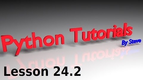 Python Tutorial v3.2.5 Lesson 24.2 - Adding a Random Item Search