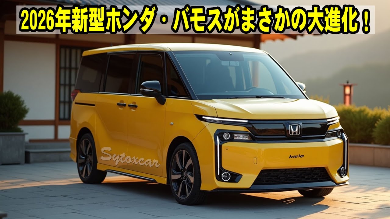 The 2026 new Honda Vamos is a huge evolution! It's equipped with