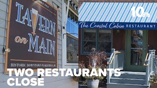 Two South County restaurants announce closing