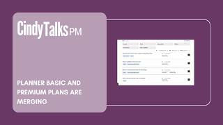 Planner Basic and Premium Plans Are Merged