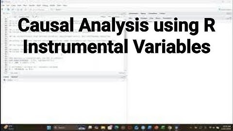 Causal Analysis using R Instrument Variables#r#causalanalysis#causalinference#instrumentvariables