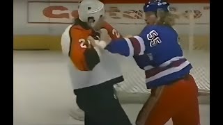 Flyers - Rangers. Rough stuff - 4/4/96
