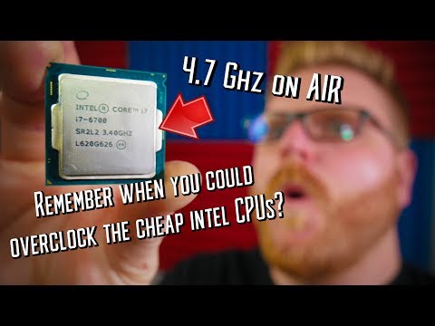 Overclocking a non-K Skylake CPU to 4.7Ghz in 2019