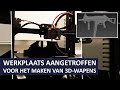 Werkplaats aangetroffen voor het vervaardigen van 3D-wapens