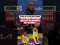 LeBron amazed at sharing court with Bronny 💛