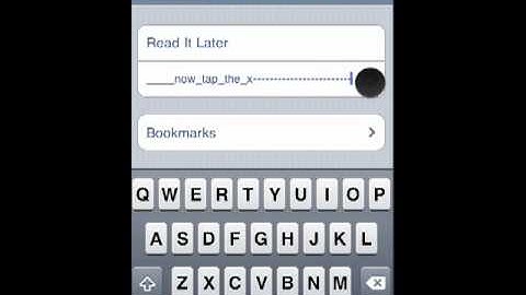 How to install the Read it Later Bookmarklet on iPhone