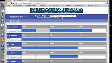 How to Navigate through My WC Online.