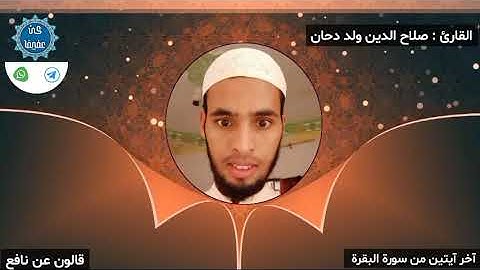 آخر آيتين من سورة البقرة بتلاوة القارئ صلاح الدين ولد دحان . حملة  كن عفيفا