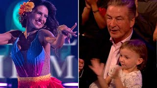 Kris Jenner Alec Baldwin Cheer on Hilaria Baldwin at Dancing with the Stars