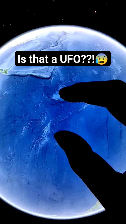 Is that UFO??!😰#googlemaps